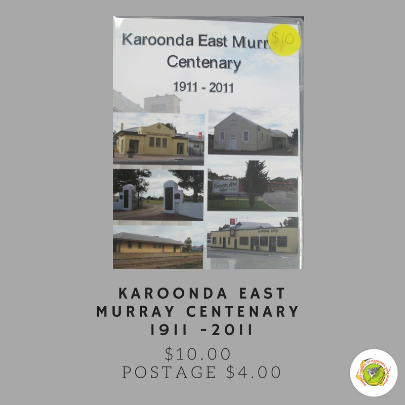 DVD: Karoonda East Murray Centenary 1911 -2011