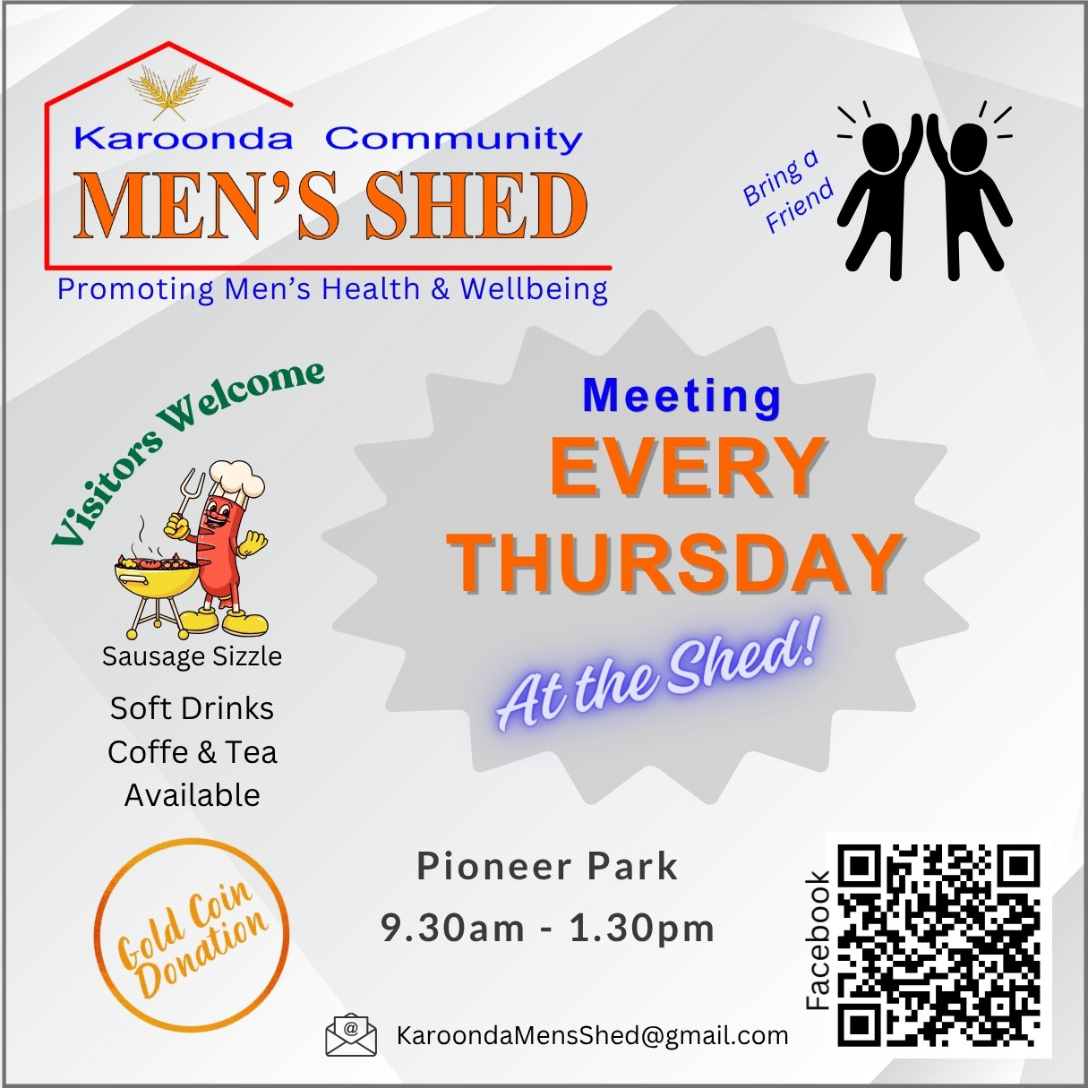 Mens Shed Flyer
